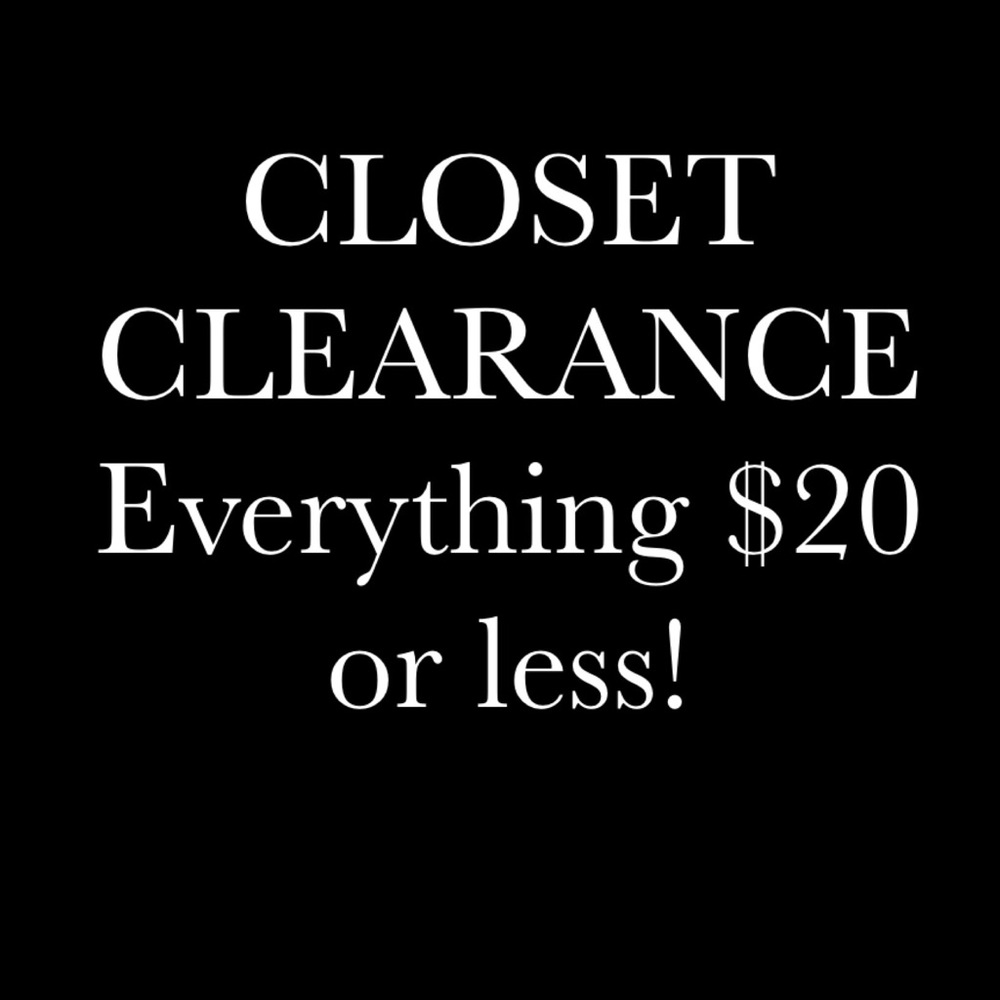 Clearance SALE